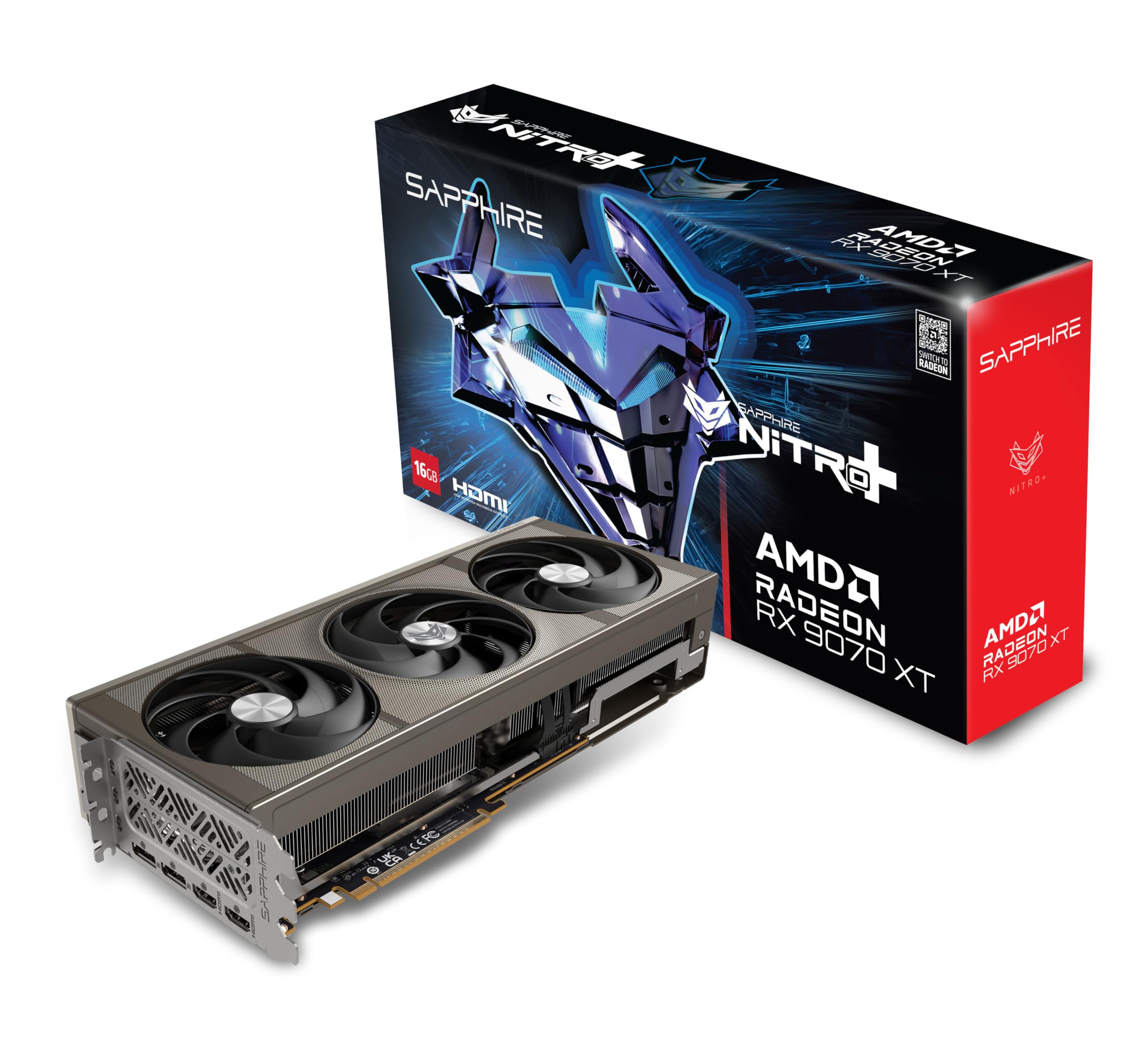 Sapphire Nitro+ AMD Radeon RX 9070 XT Gaming OC 16GB Graphics Card