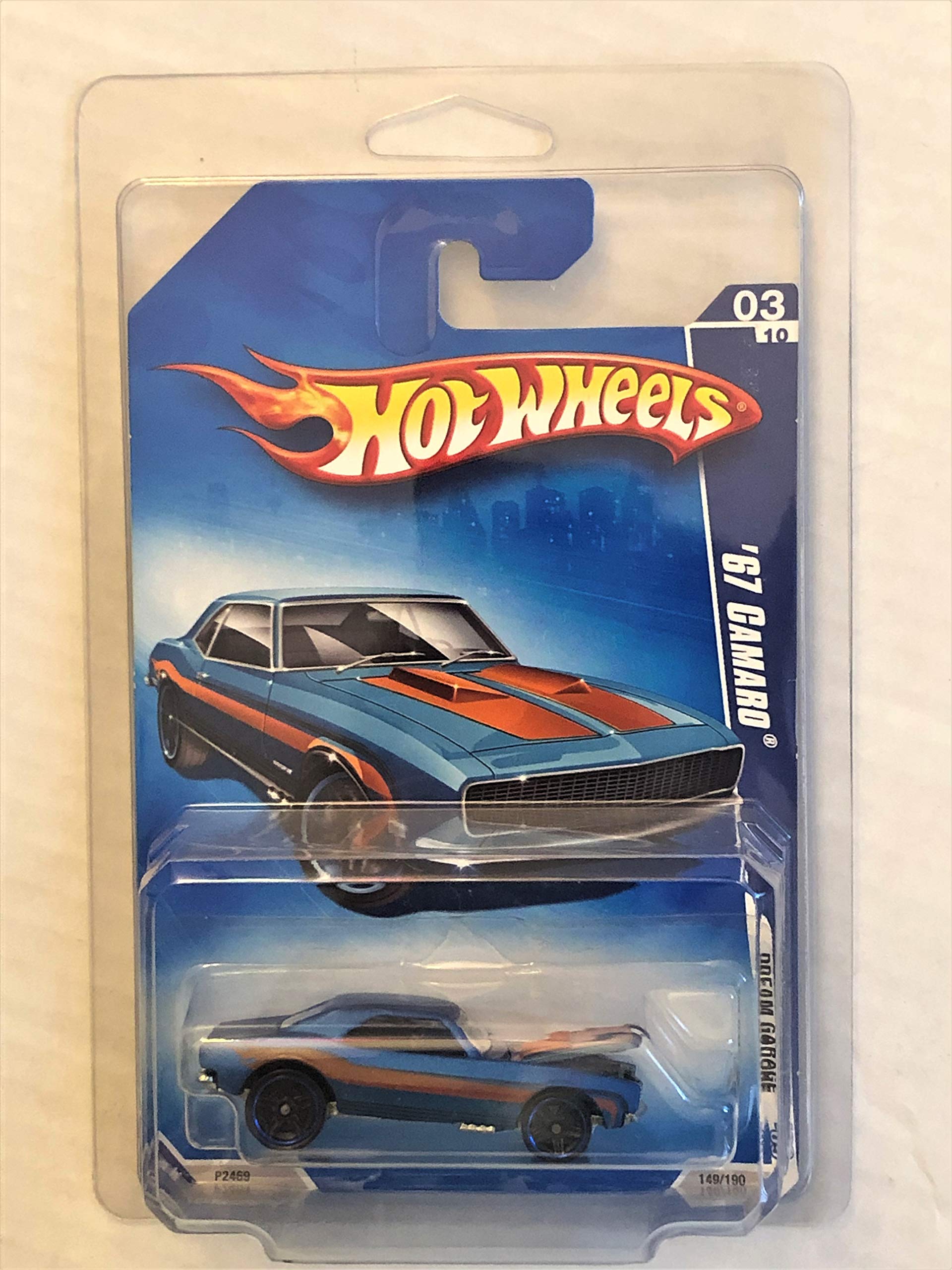 Amazon.com: Hot Wheels 2009-149 Dream Garage '67 Camaro BLUE 1:64