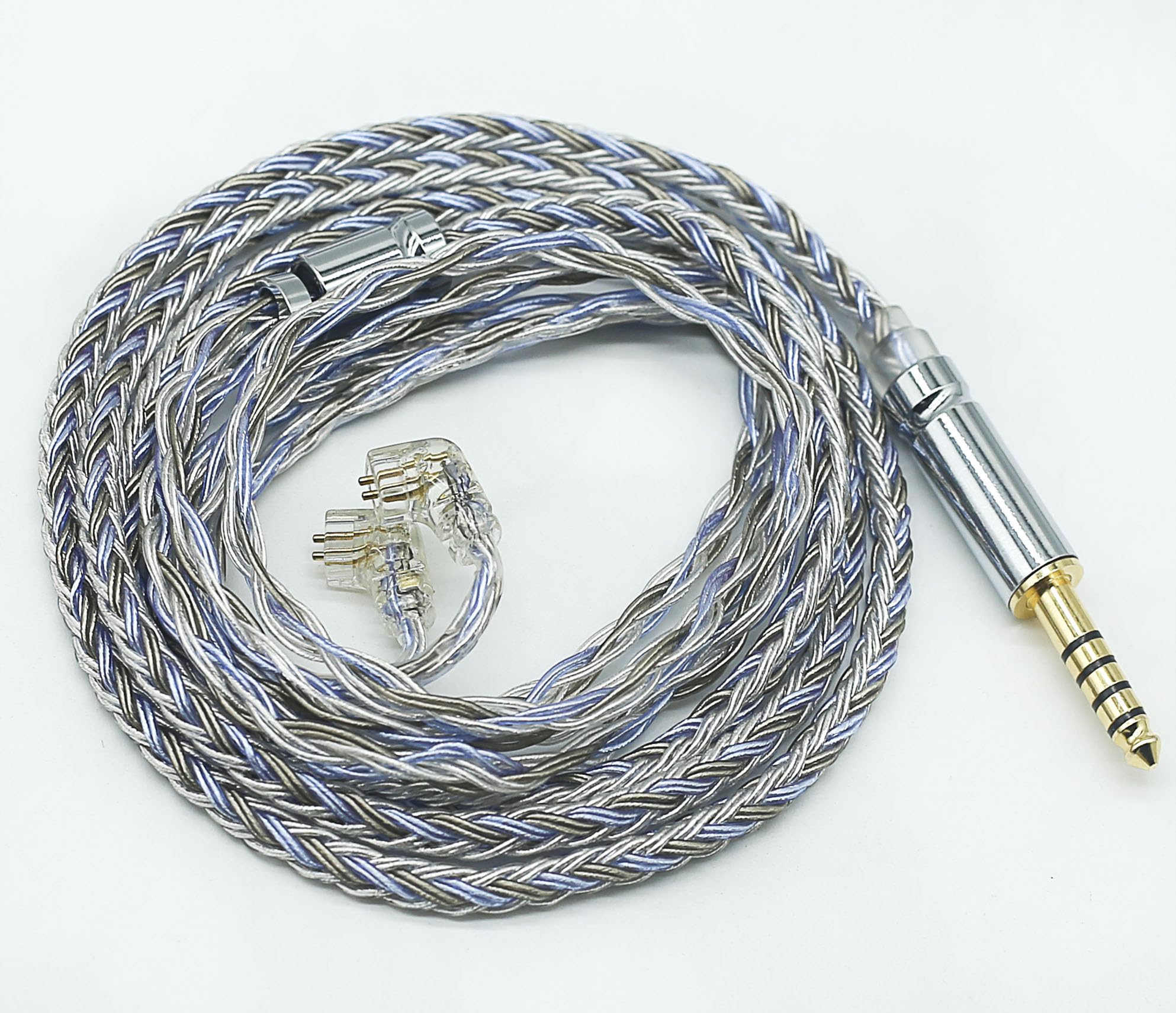 Amazon | 【JSHiFi-Warrior】QDC4.4mmリケーブル 16芯銀メッキ