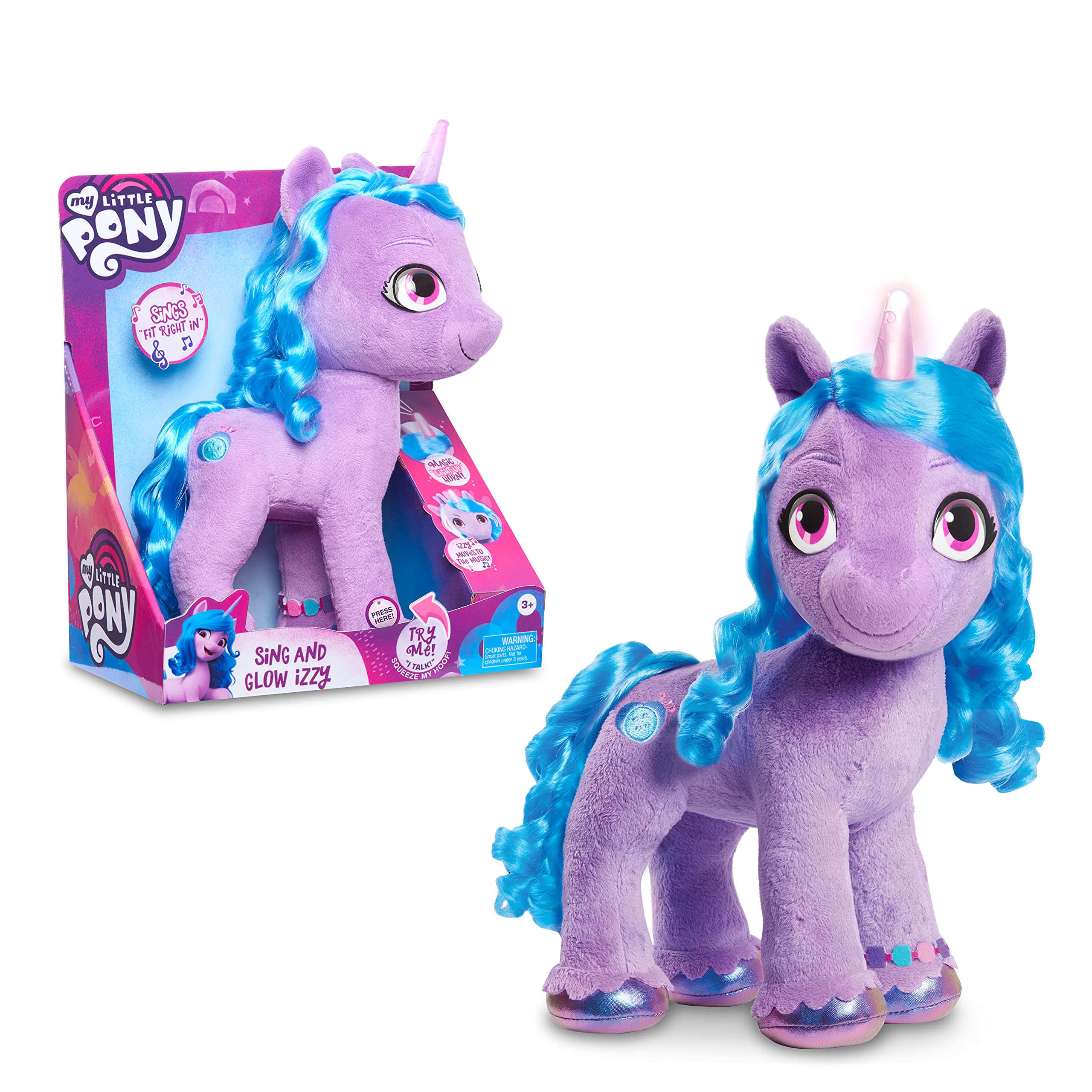 Amazon.co.jp: Just Play My Little Pony Sing and Glow Izzy 13インチ