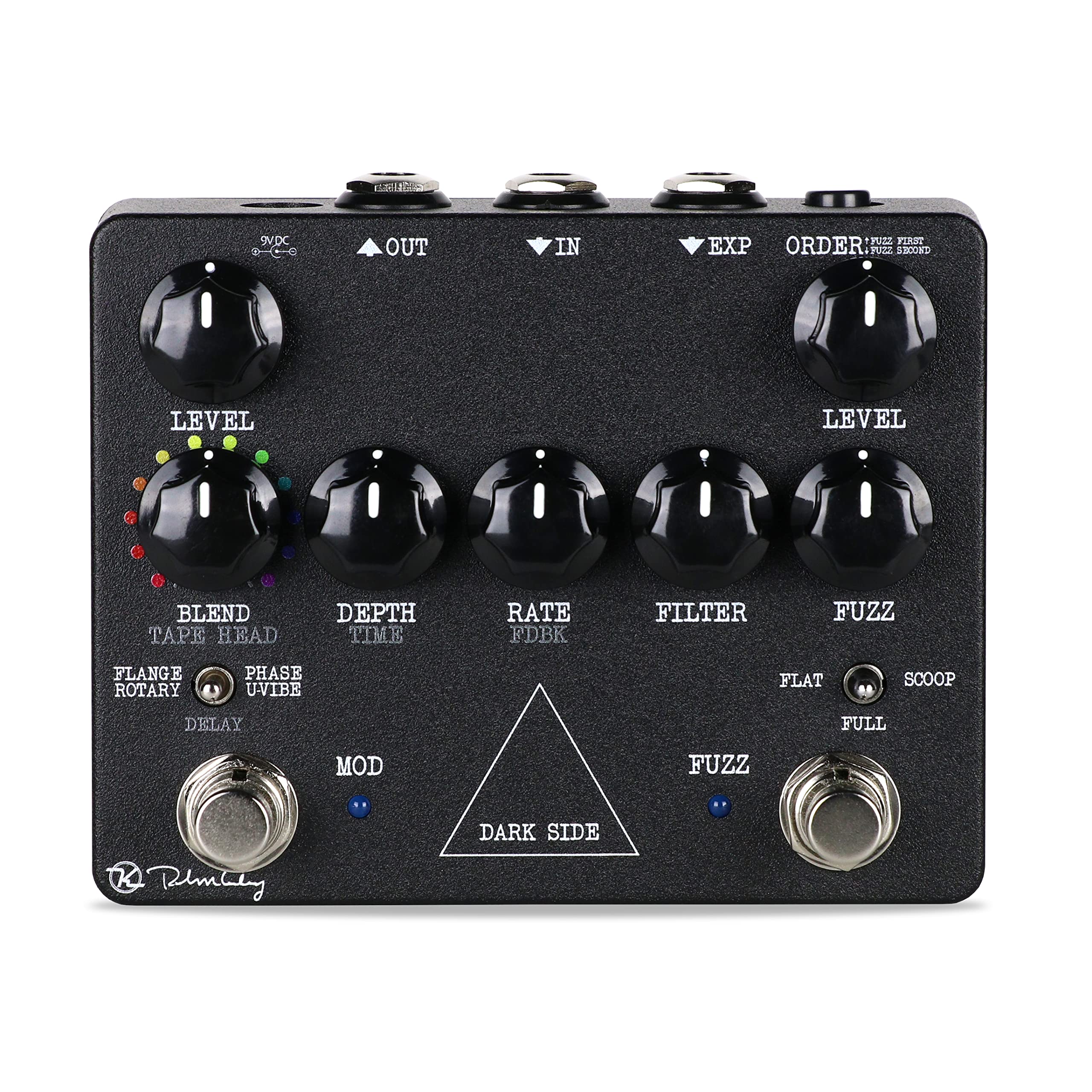 Amazon.com: Keeley Dark Side Fuzz Mod Workstation Pedal, Black