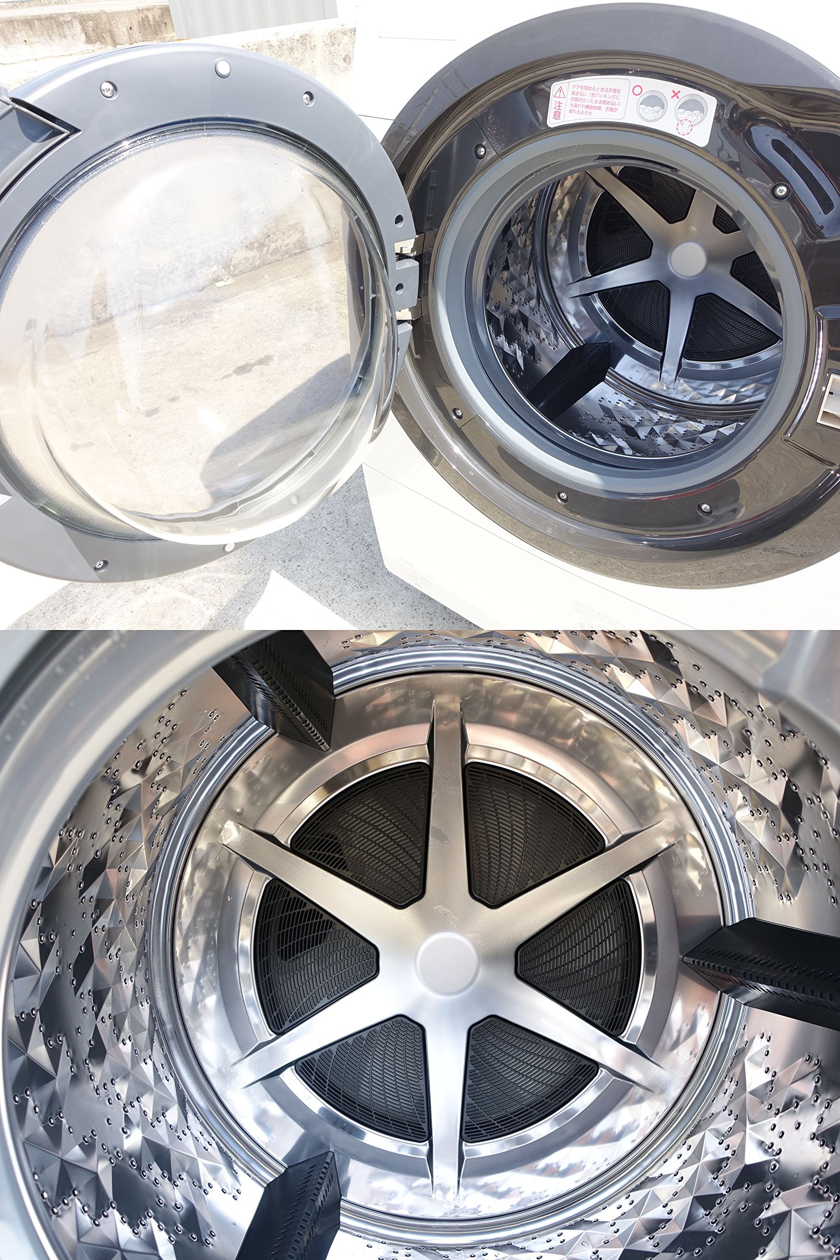 Amazon | Panasonic ドラム式洗濯乾燥機 9kg 左開き クリスタル