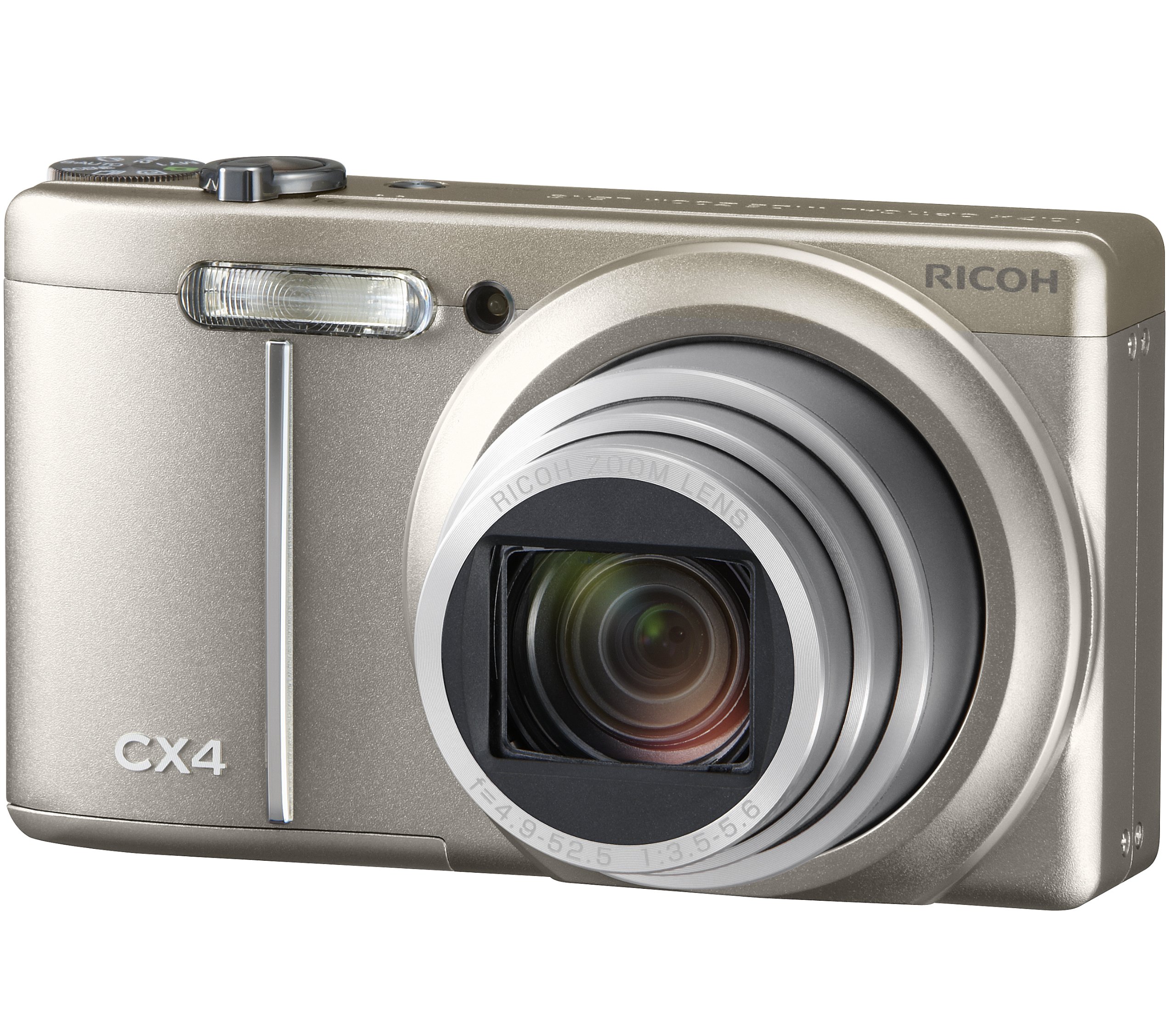 Amazon.co.jp: RICOH CX4 Digital Camera, Champagne Silver, CX4CH 10