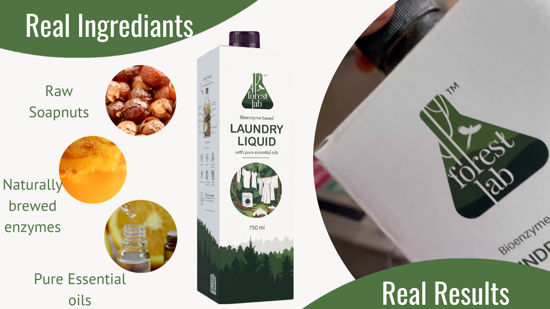 Forest Lab Natural Laundry Liquid Detergent | Pure Lavendar