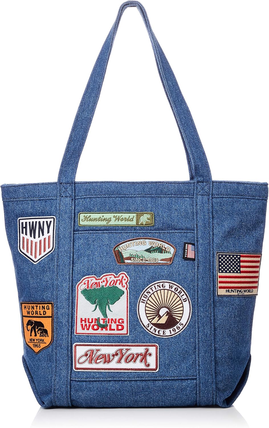 Amazon | [ハンティングワールド] トートバッグ 5025 DENIM コットン