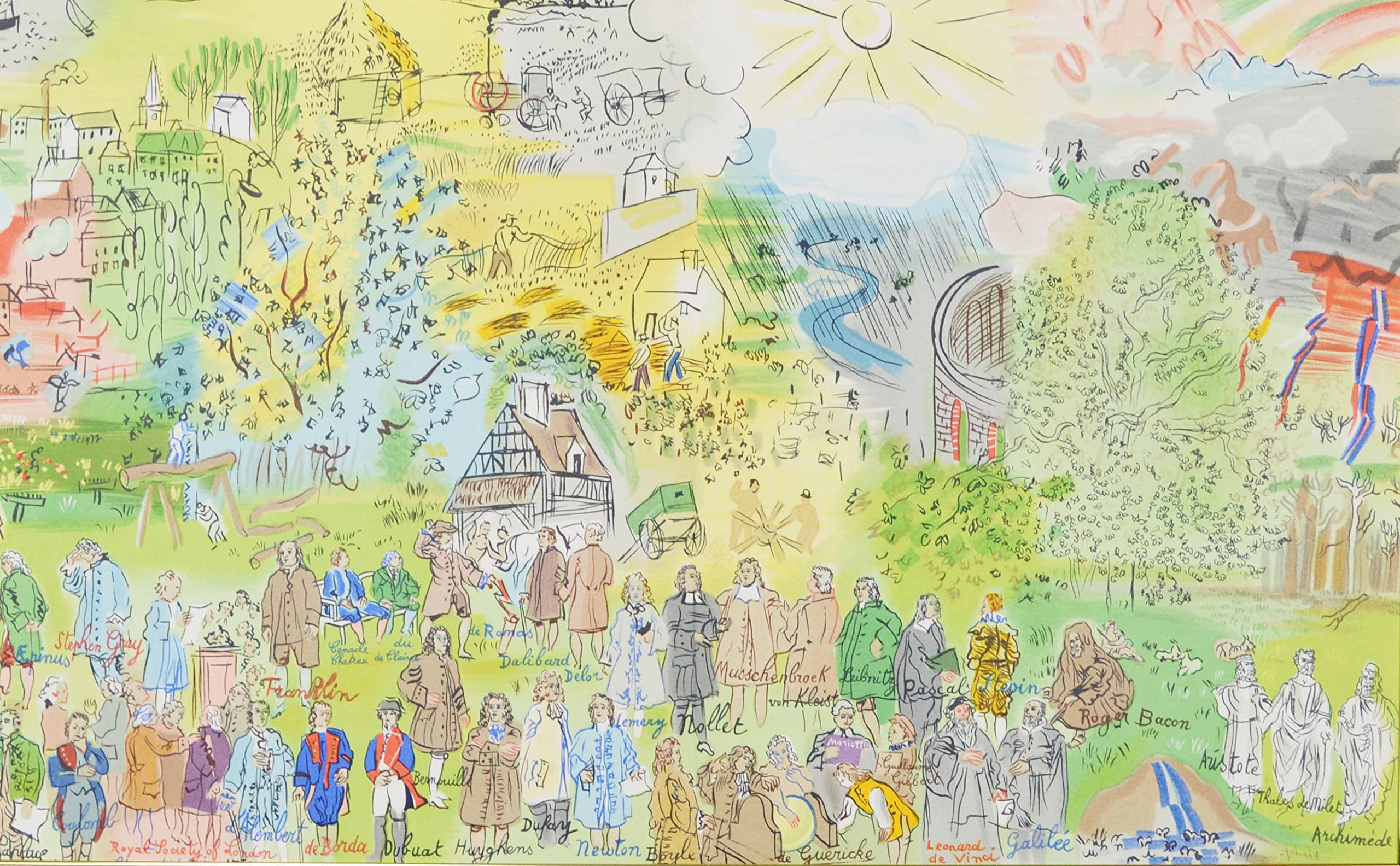 Amazon | ラウル デュフィ 『 電気の精 La Fée Electricité 【ラウル