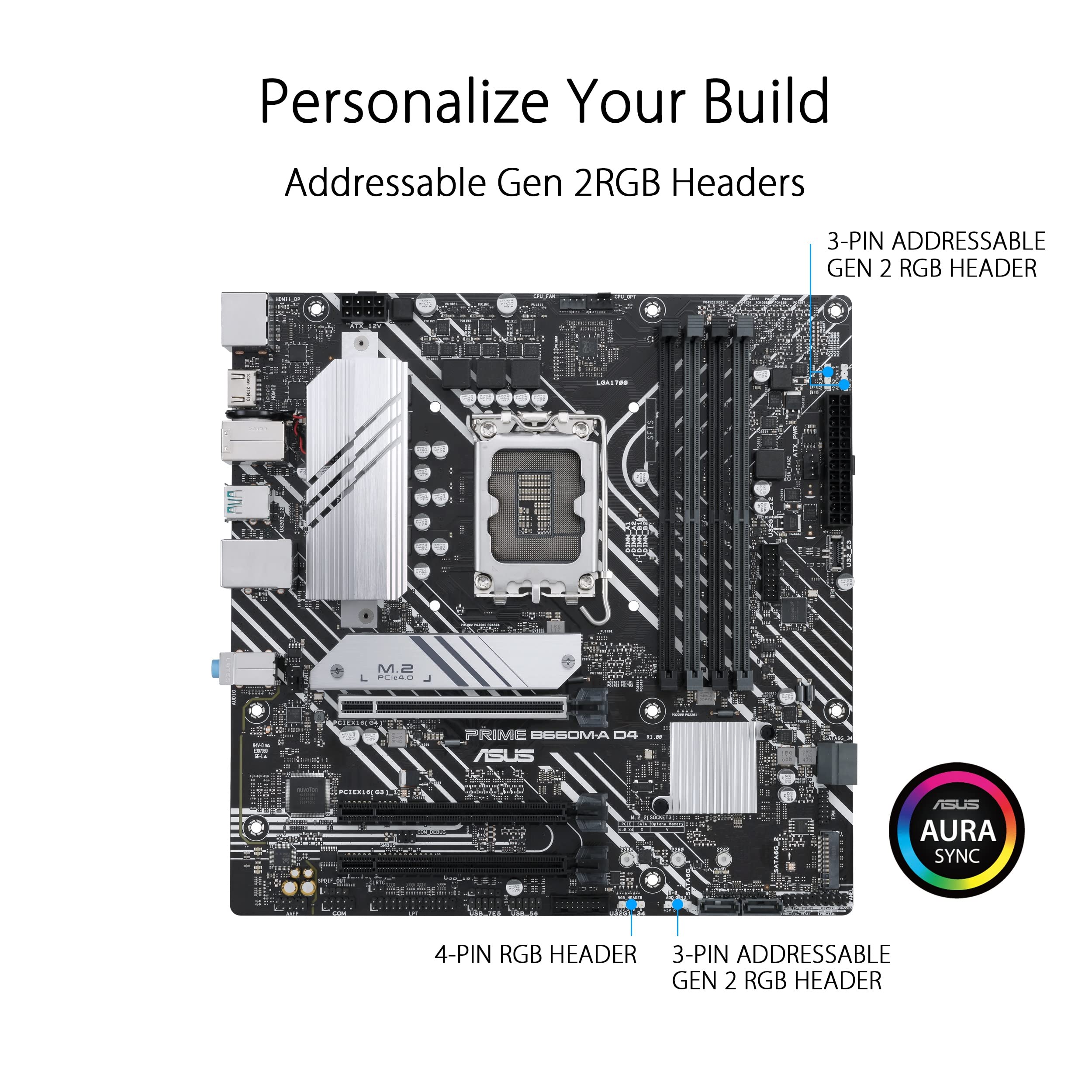 Amazon | ASUS Prime B660M-A D4 Intel B660 LGA 1700 microATX