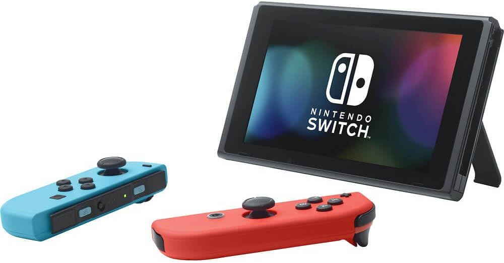 Nintendo Switch - HAC-001 - 32GB - Red & Blue Joy Con (Excellent