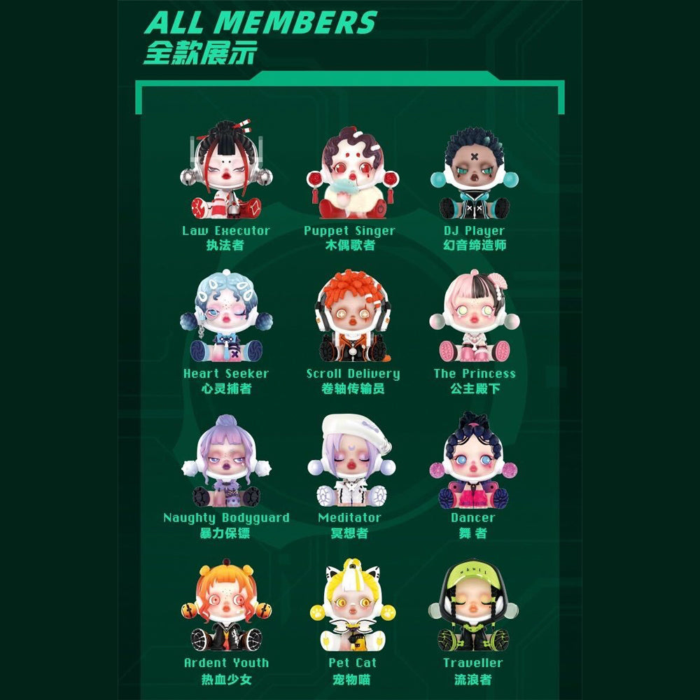 City of Night Blind Box Series by SkullPanda x POP MART - Mindzai