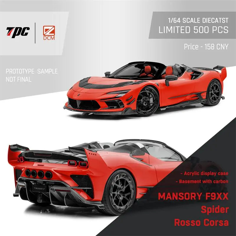 Pre-order** DCM x TPC 1:64 Mansory SF90 F9XX Stradale / Spider