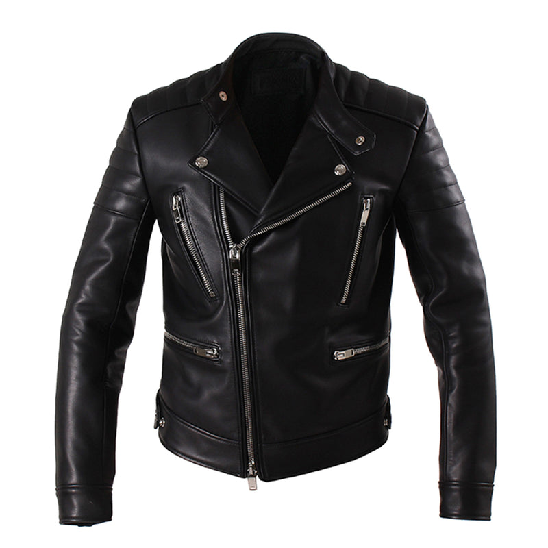 F7 セミダブルライダース カウレザー ブラック – MINIMAL WARDROBE