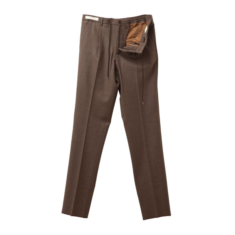 干場別注 Loro Piana ウール 1プリーツ イージー パンツ（PROCIDA