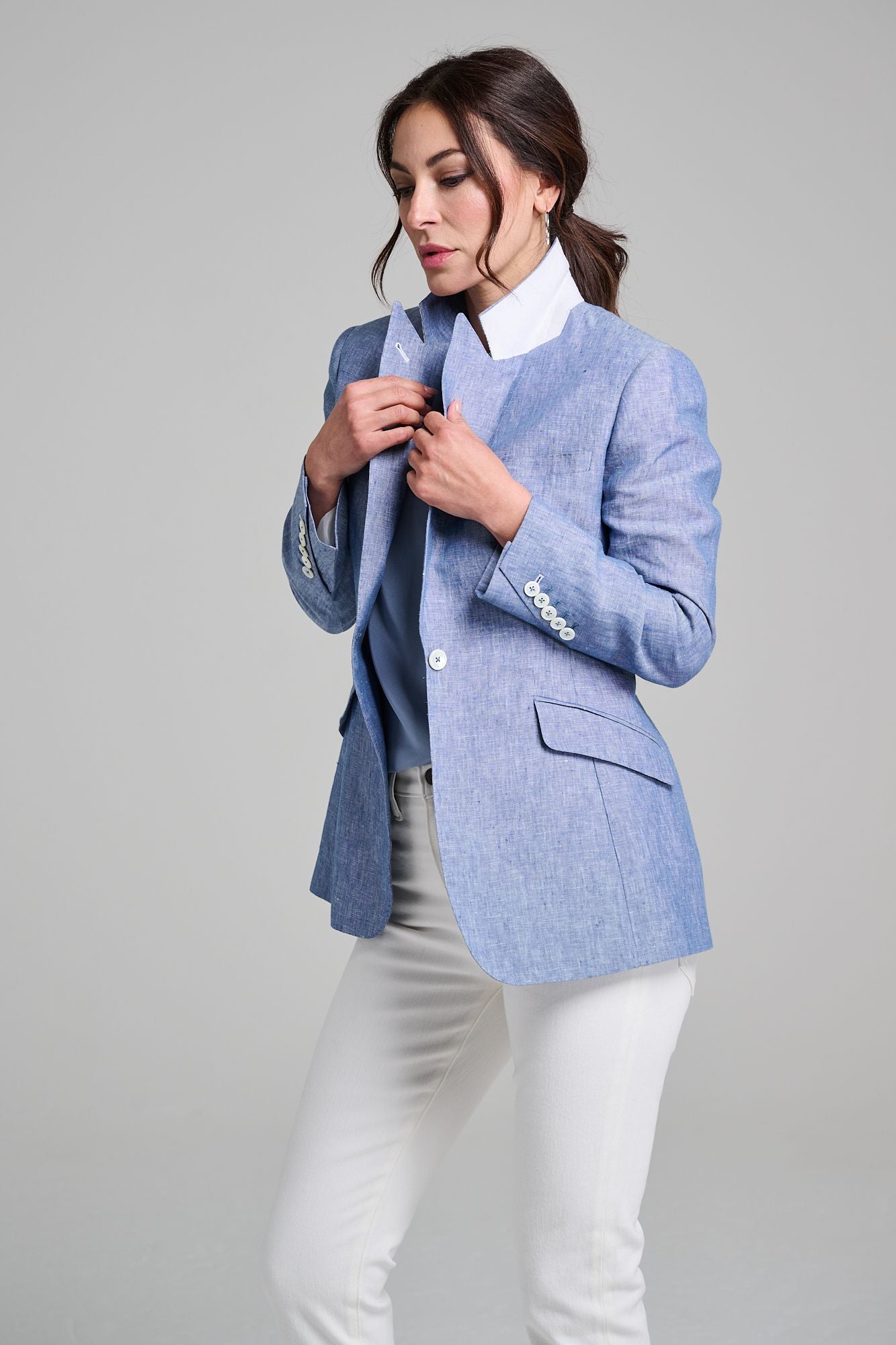 Yahoo!オークション 14SS visvim GANSU BLAZER CHAMBRAY jacket 3