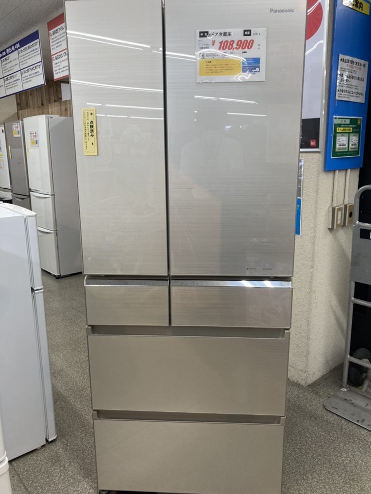 Panasonic 冷蔵庫 NR-FVF461-W 455L 中古品フレンチドア Panasonic