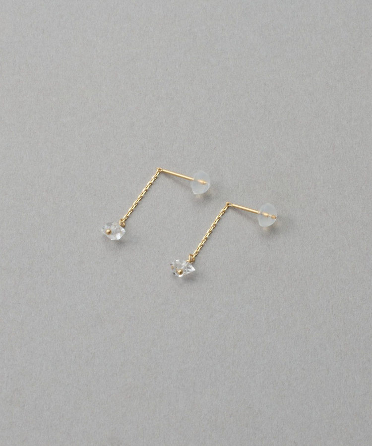 シャンデリア] K18YG クォーツ ピアス（270918） ｜ women（ウィメンズ