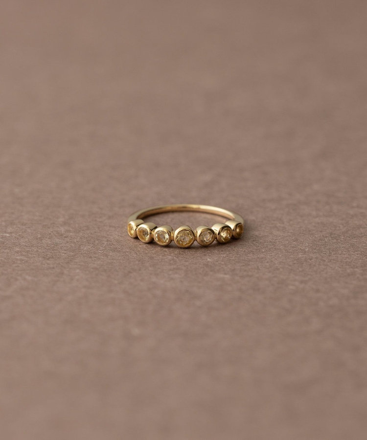 オーロラ] K10YG レモンクォーツ リング（702005） ｜ women