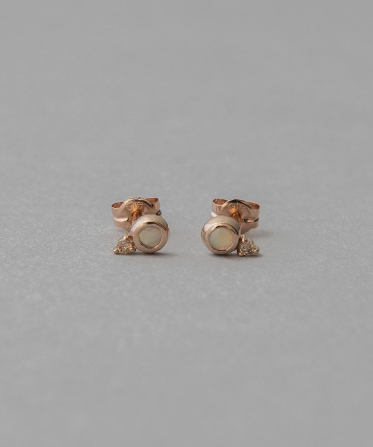 K10MPG オパール ブラウンダイヤモンド ピアス（771483） ｜ women