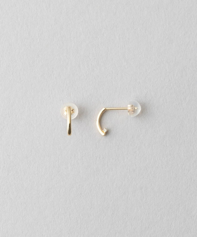 WEB LIMITED] K10YG ピアス ダイヤモンド（037660） ｜ women