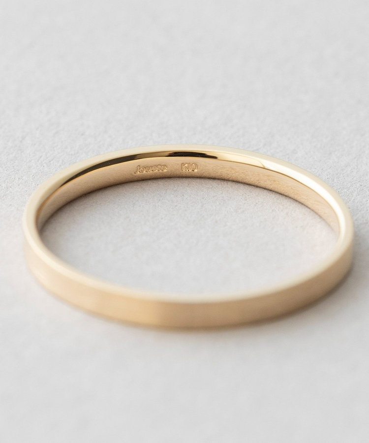 レイヤー] K10YG リング フラット（031370） ｜ women（ウィメンズ