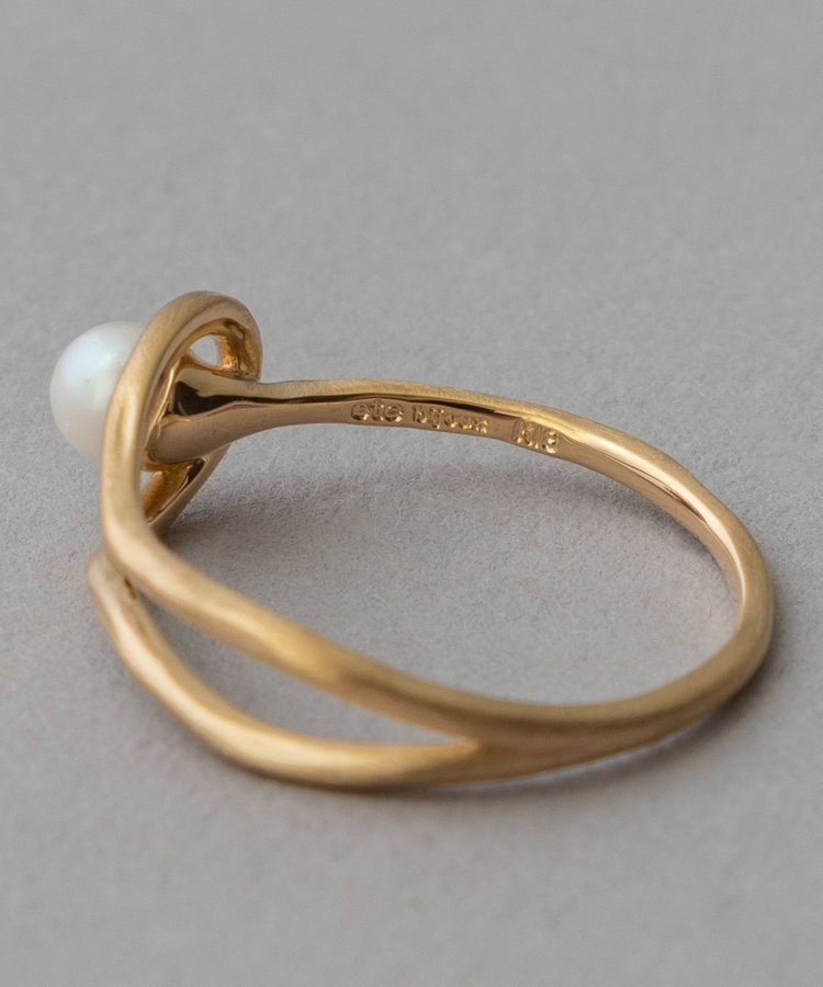 K18YG クラフト パール リング（202005） ｜ women（ウィメンズ