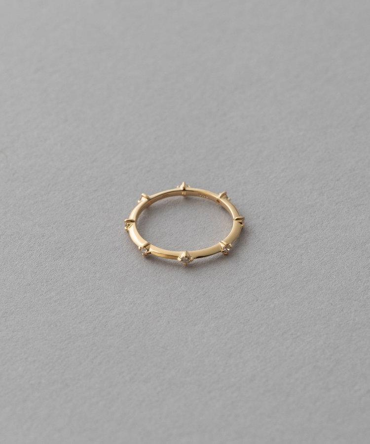 プレイリング] K18YG ダイヤモンド ピンキーリング（203018） ｜ women