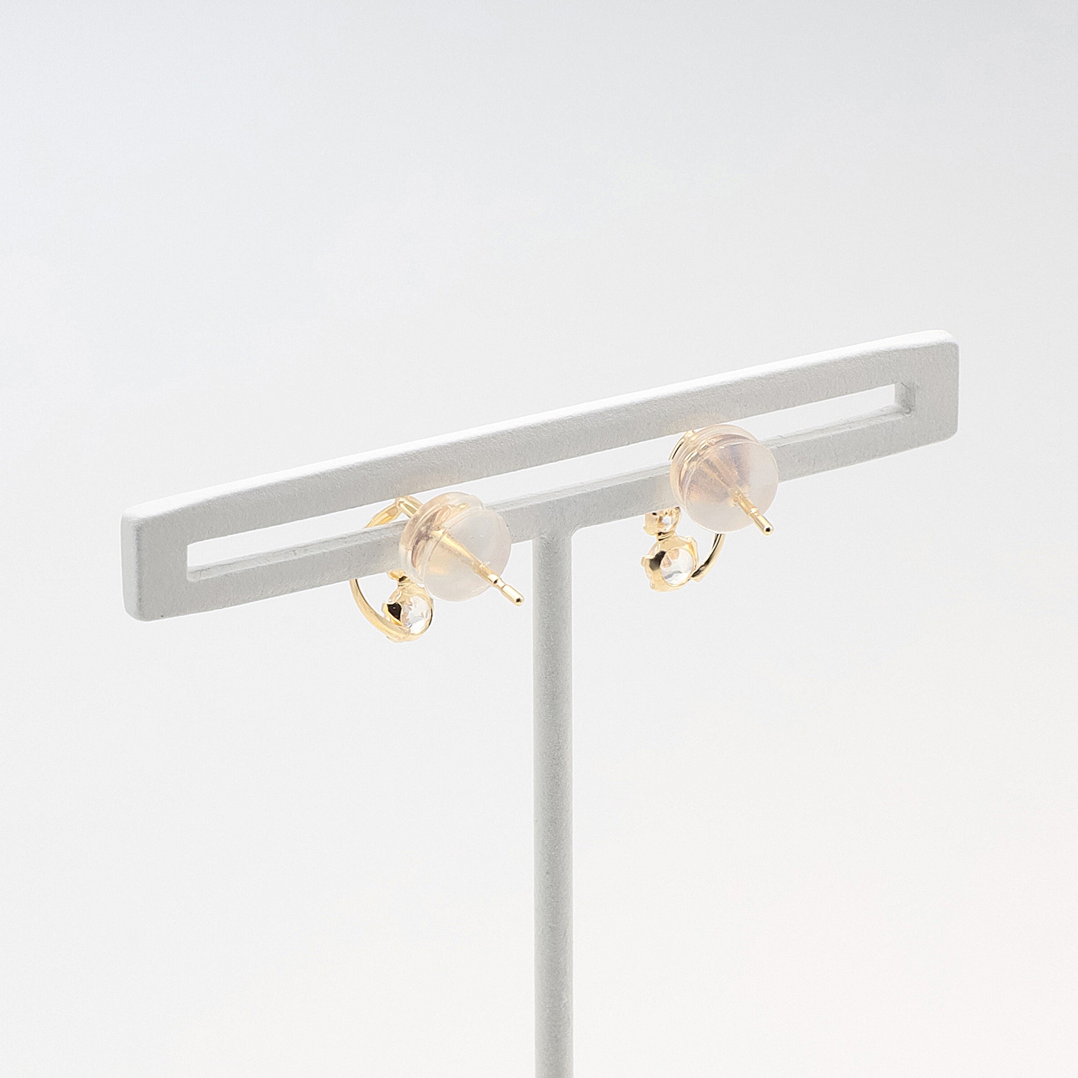 WEB限定】K10 イエローゴールド ラブラドライト ピアス – Milluflora