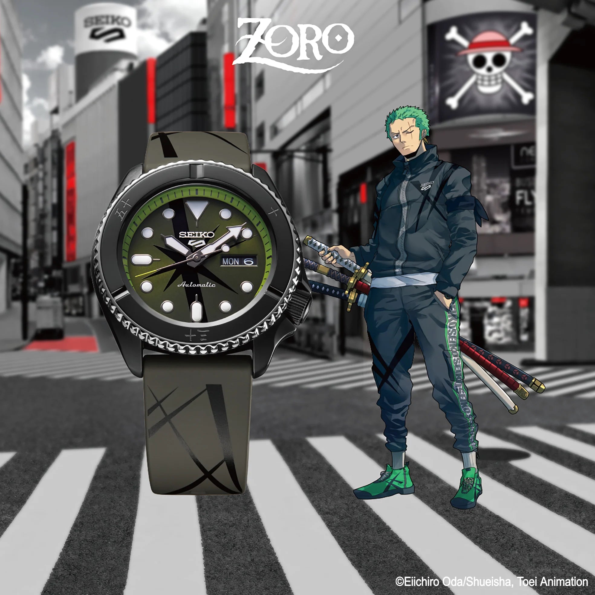 SEIKO 5 SPORTS SRPH67: One Piece Zoro (Limited Edition) – Miseki