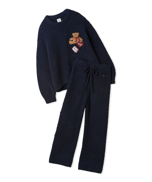 ONLINE限定】ベビモコベアさがらプルオーバー＆ロングパンツセット