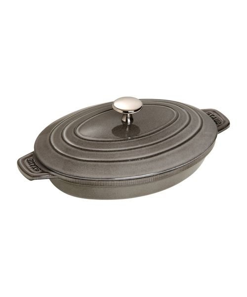 STAUB オーバル ホットプレート グレー ｜ツヴィリング ジェイエー