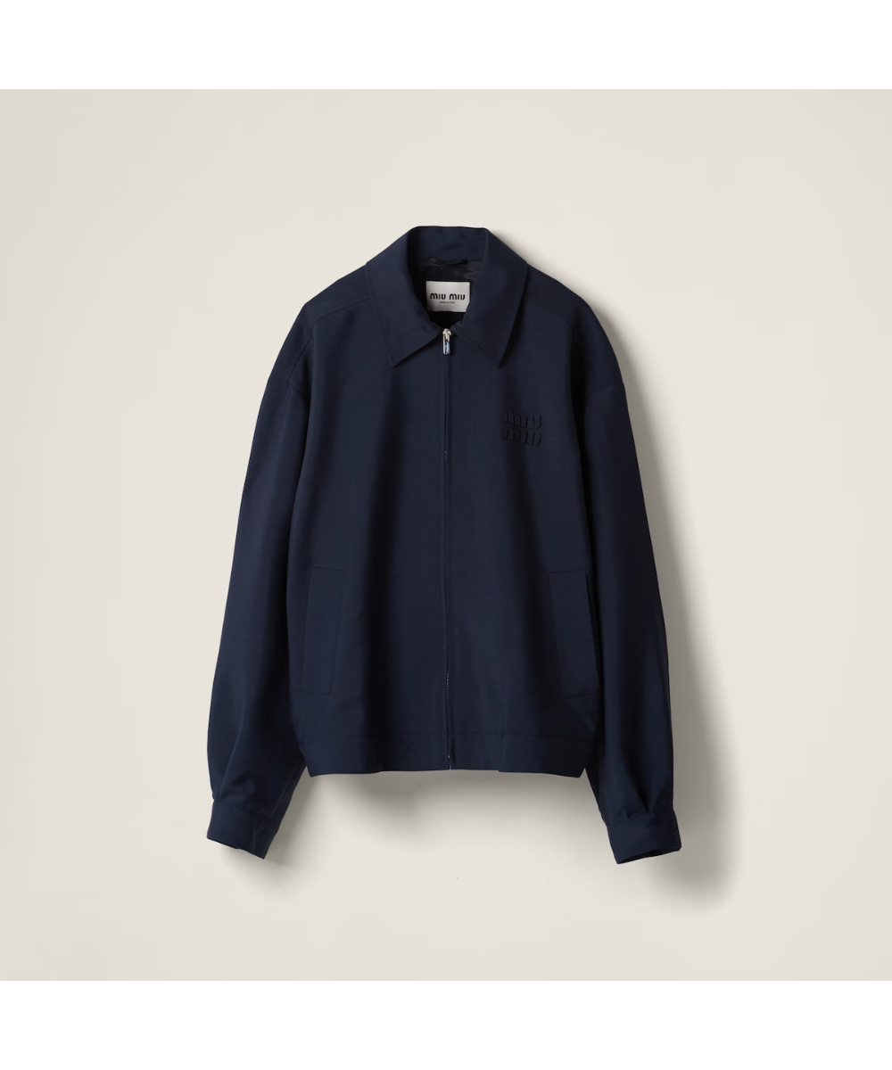 MIU MIU/ミュウミュウ通販 | モヘヤ ブルゾンジャケット【送料無料