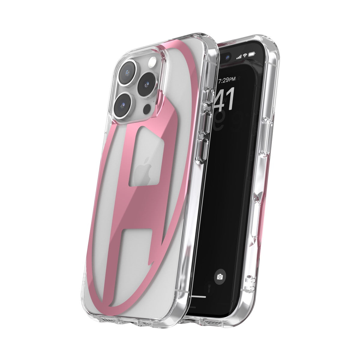 iPhone 16 Proケース Oval D Mirror Clear クリア/ピンク – MiraiSell