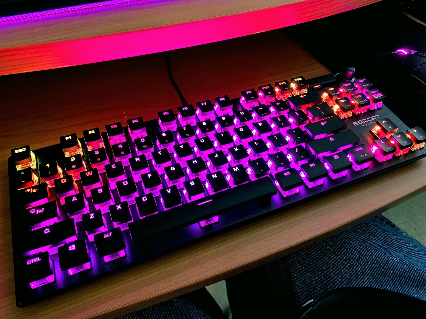 Roccat Vulcan TKL Pro Optical RGB Gaming Keyboard Review | by Alex