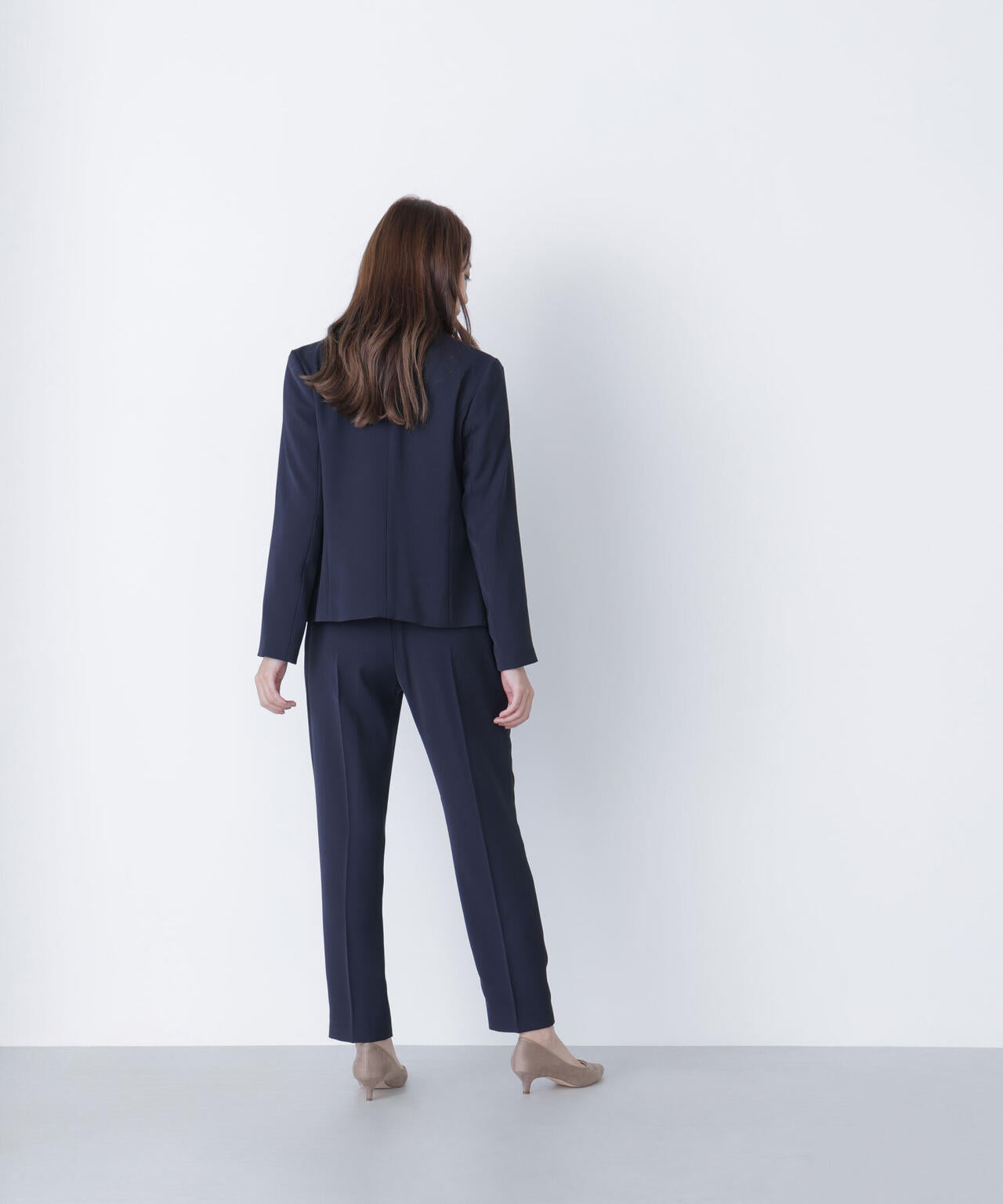 ストレッチツイルセットアップシリーズ ノーカラージャケット