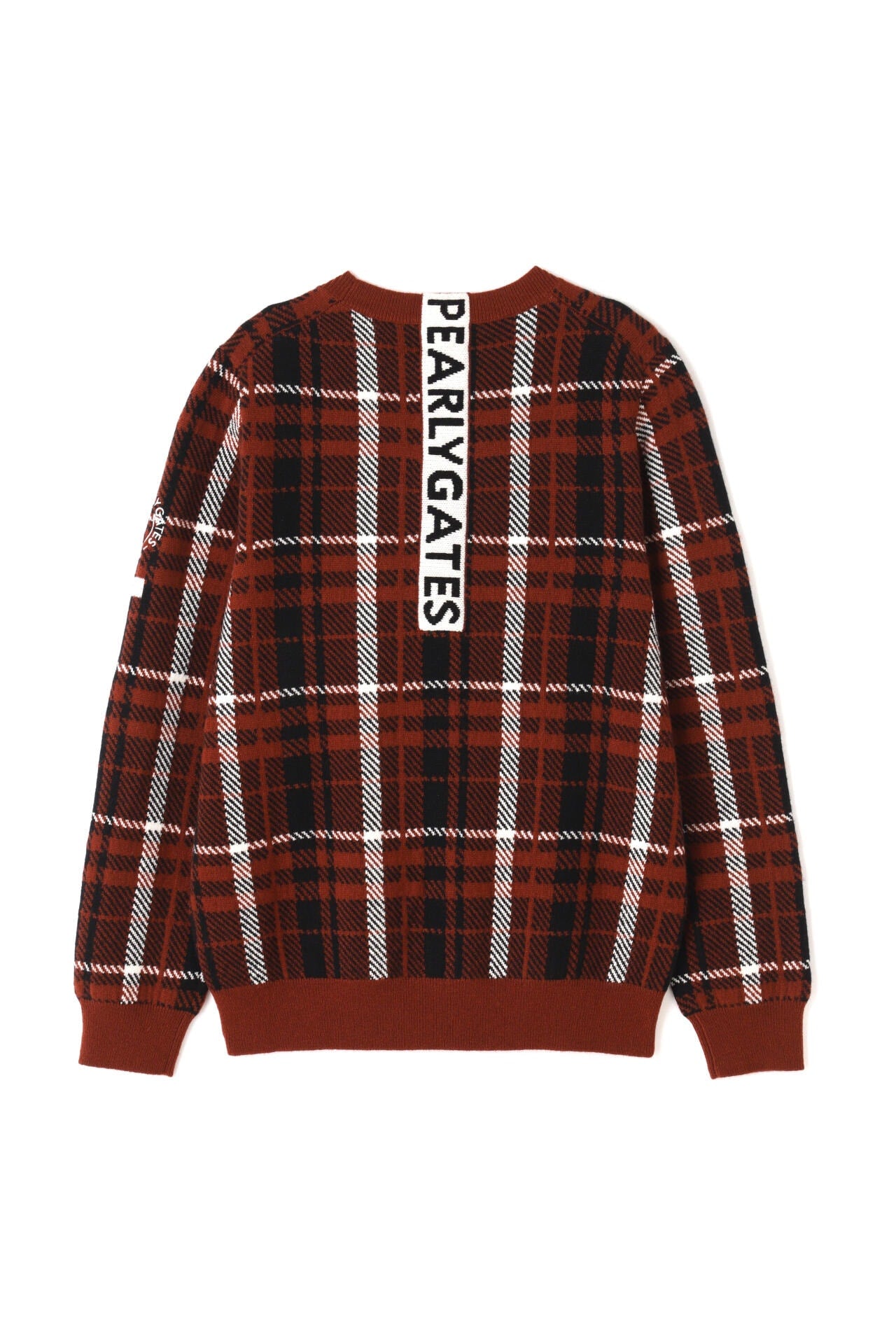 パーリーゲイツPEARLY GATES チェック柄総柄プルオーバースニード 5