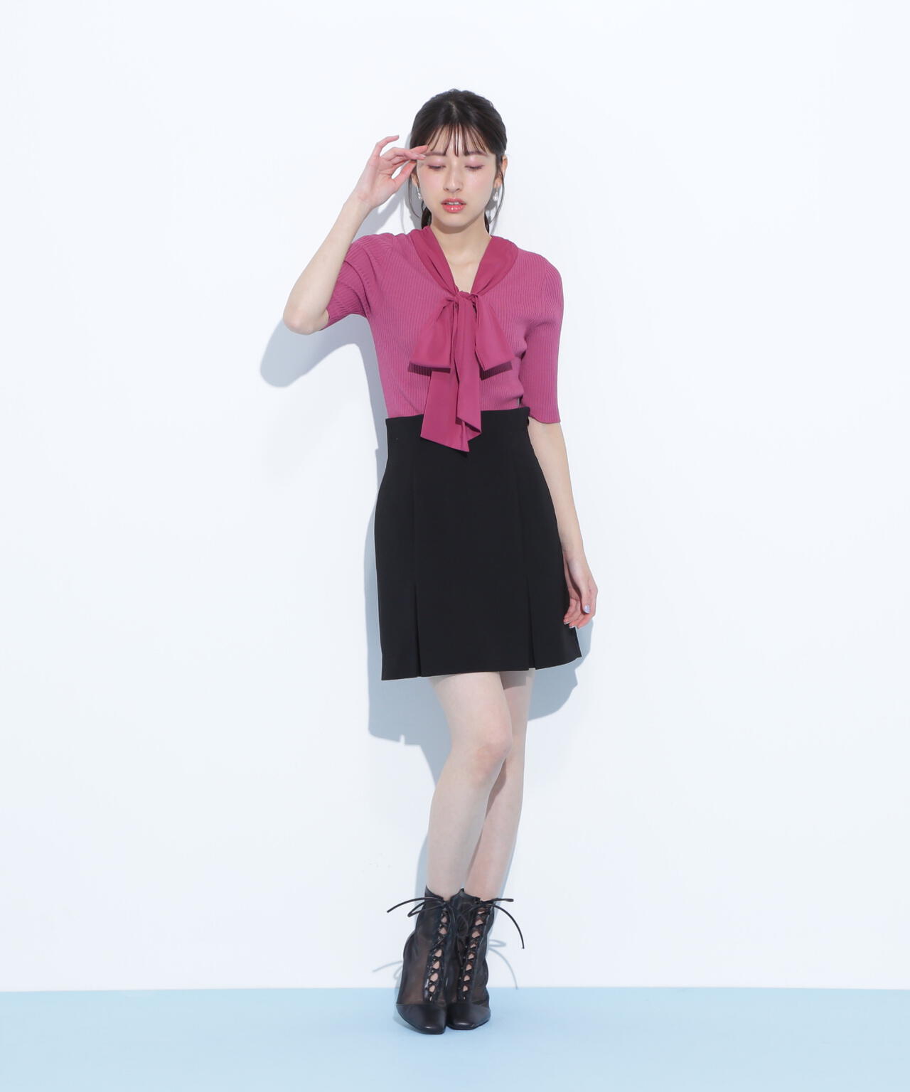 ボックスプリーツタイトミニスカート | JILL by JILL STUART（ジル