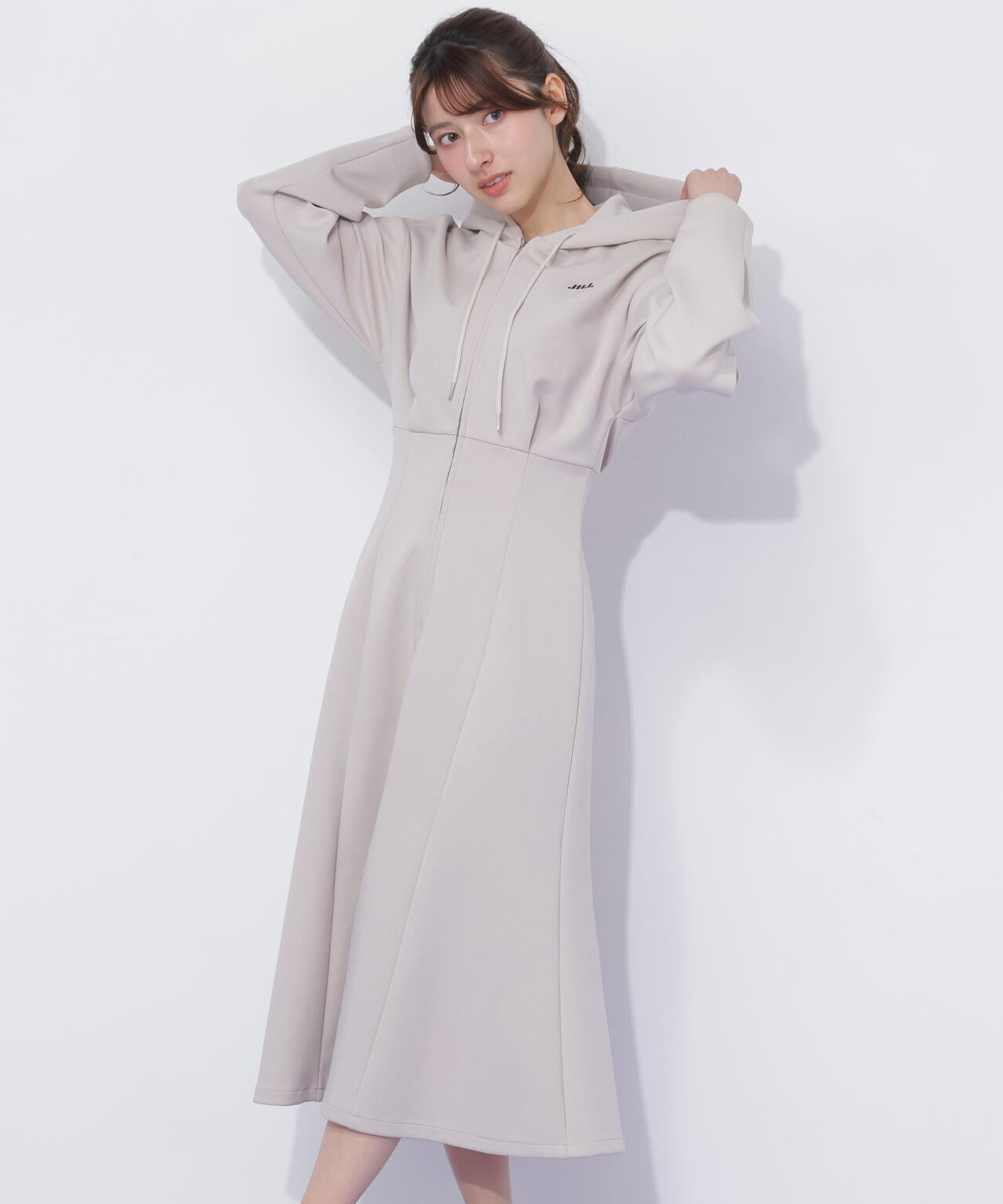 ダイバーフーディーロングワンピース | JILL by JILL STUART（ジル