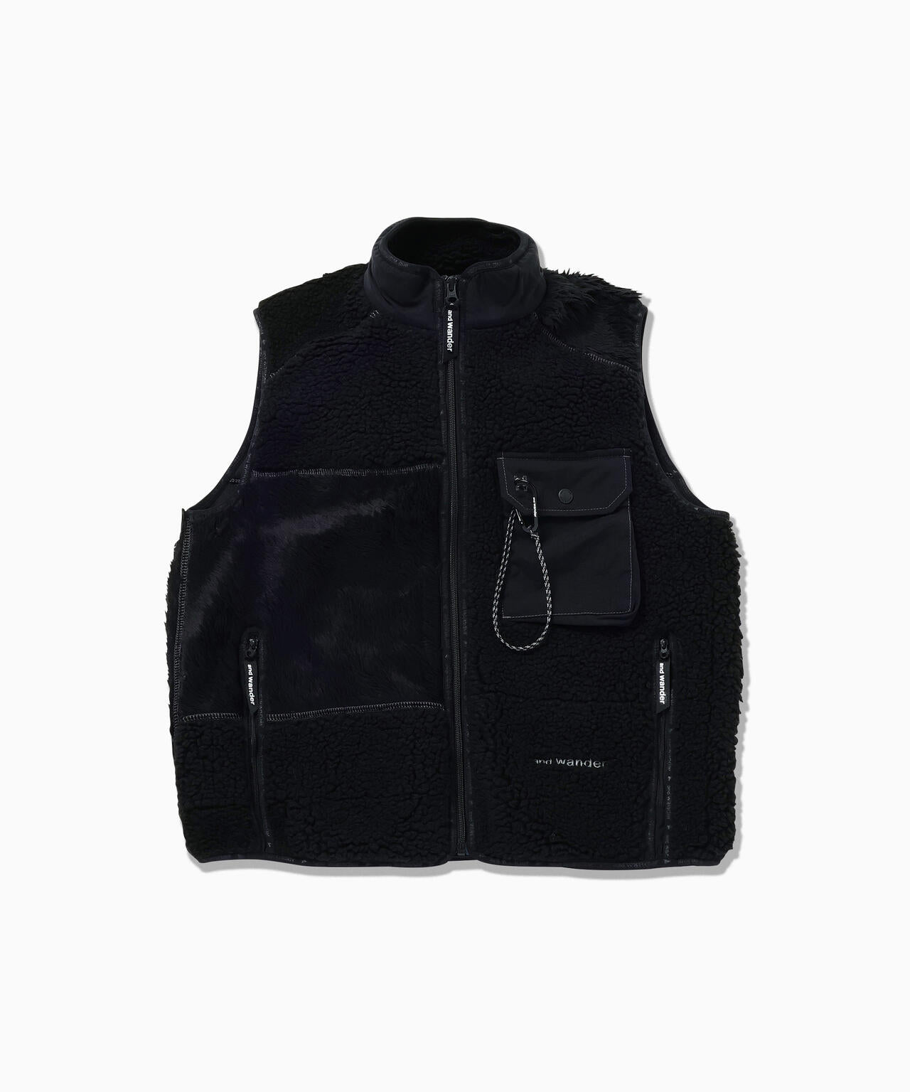 Mix boa vest | and wander（アンドワンダー） ｜【公式】通販mix