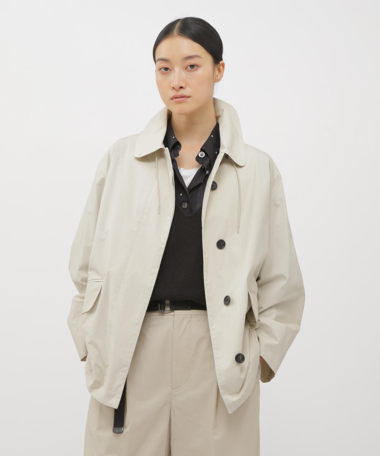 DENSE COTTON POPLIN BLOUSON | MARGARET HOWELL（マーガレット