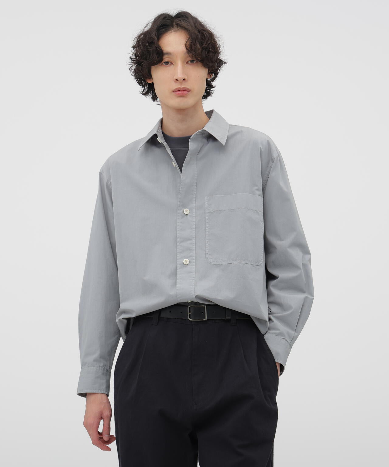COMPACT COTTON POPLIN SHIRT | MARGARET HOWELL（マーガレット