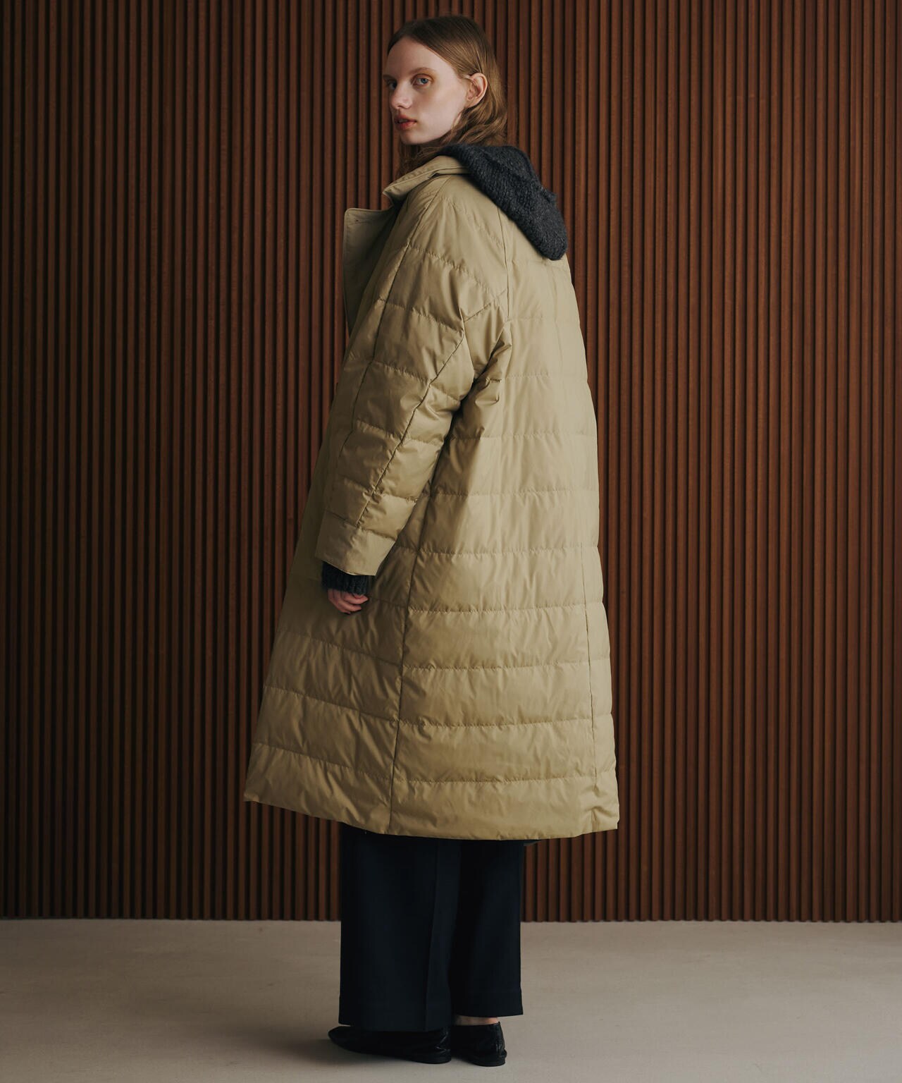 西川ダウン(R)」リバーシブルライトコート | NANO universe（ナノ