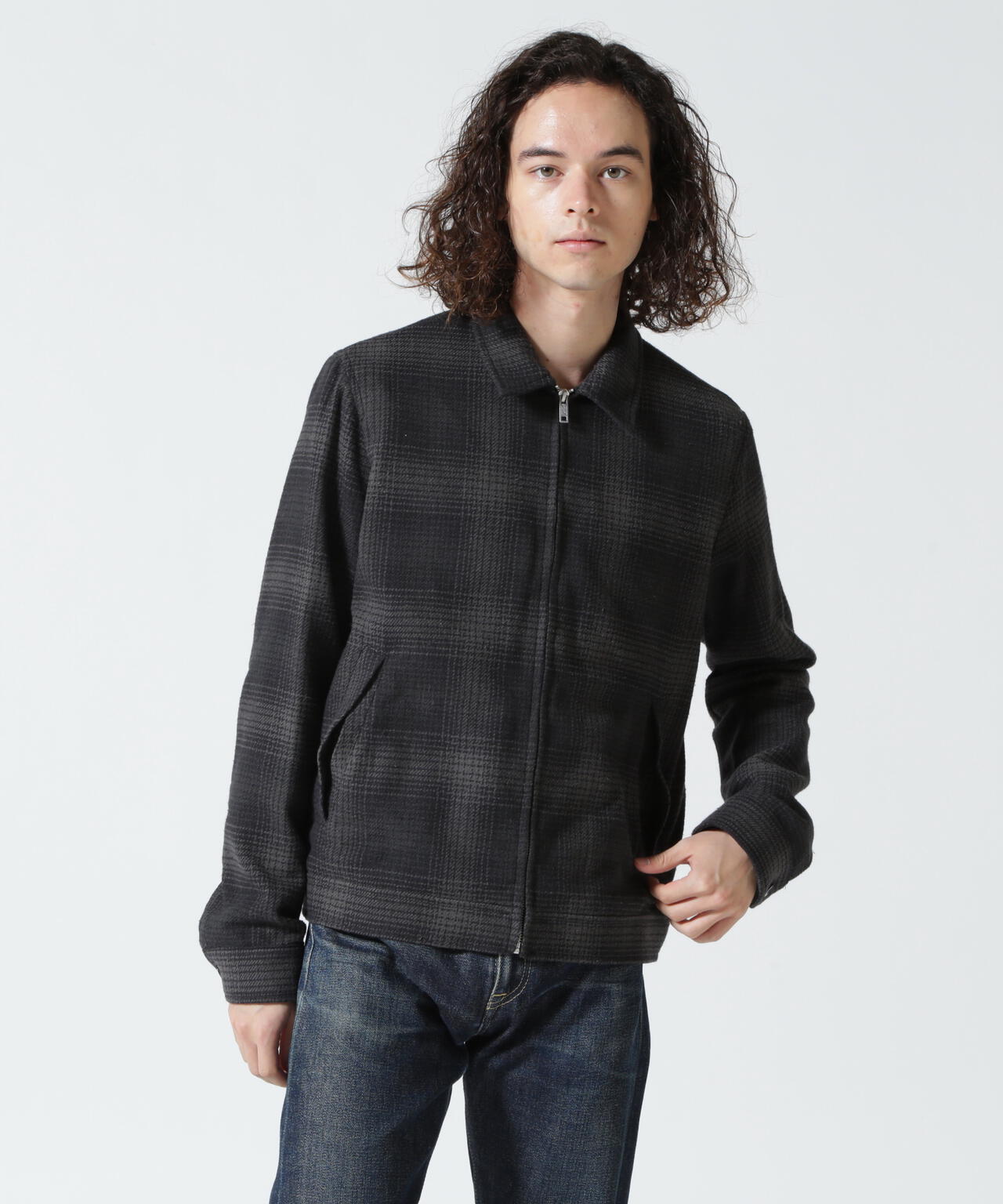 MINEDENIM（マインデニム）Grandrelle V.Check Flannel Over SH | B