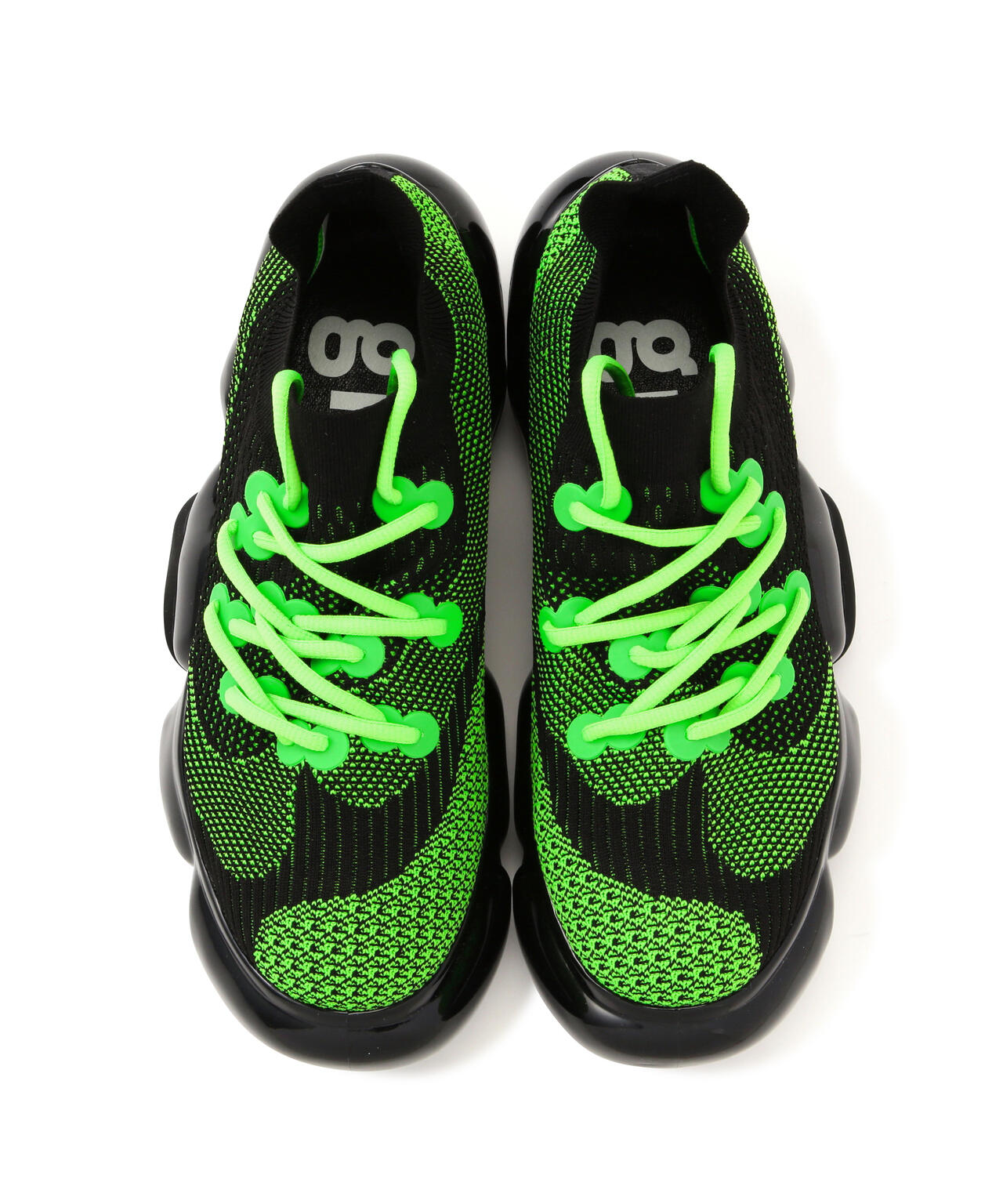 grounds/グラウンズ/MOOPIE EL/BLACK NEON GREEN | ROYAL FLASH