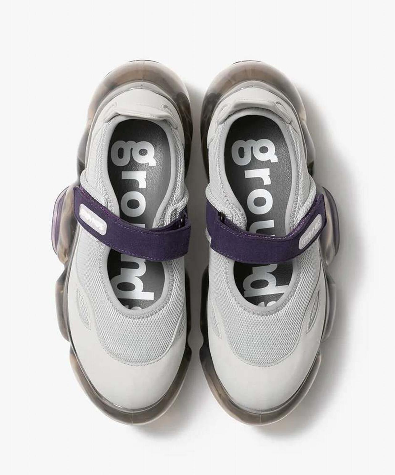 grounds/グラウンズ/MOOPIE MARY JANE/GRAY PURPLE | ROYAL FLASH