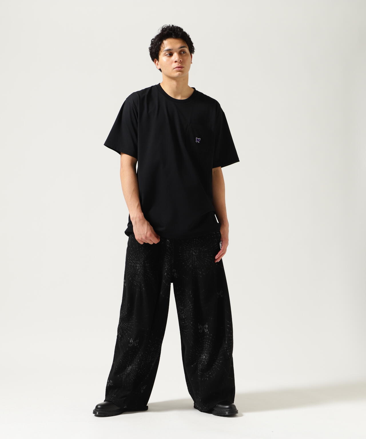 Needles/ニードルズ H.D. Track Pant - Pile Jacquard / Spider Web