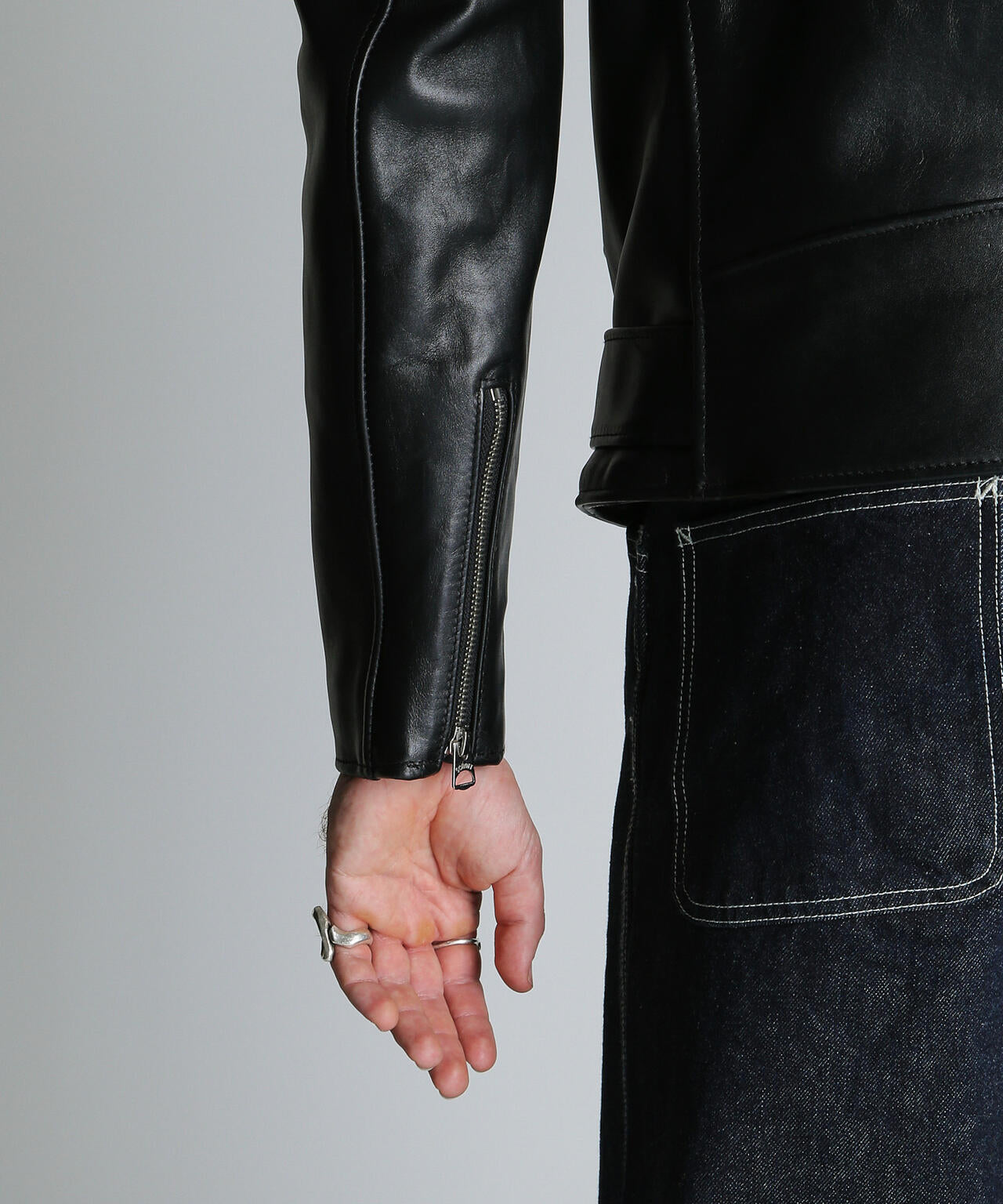 613UST ONESTAR TALL/ワンスター トール ライダース レザージャケット