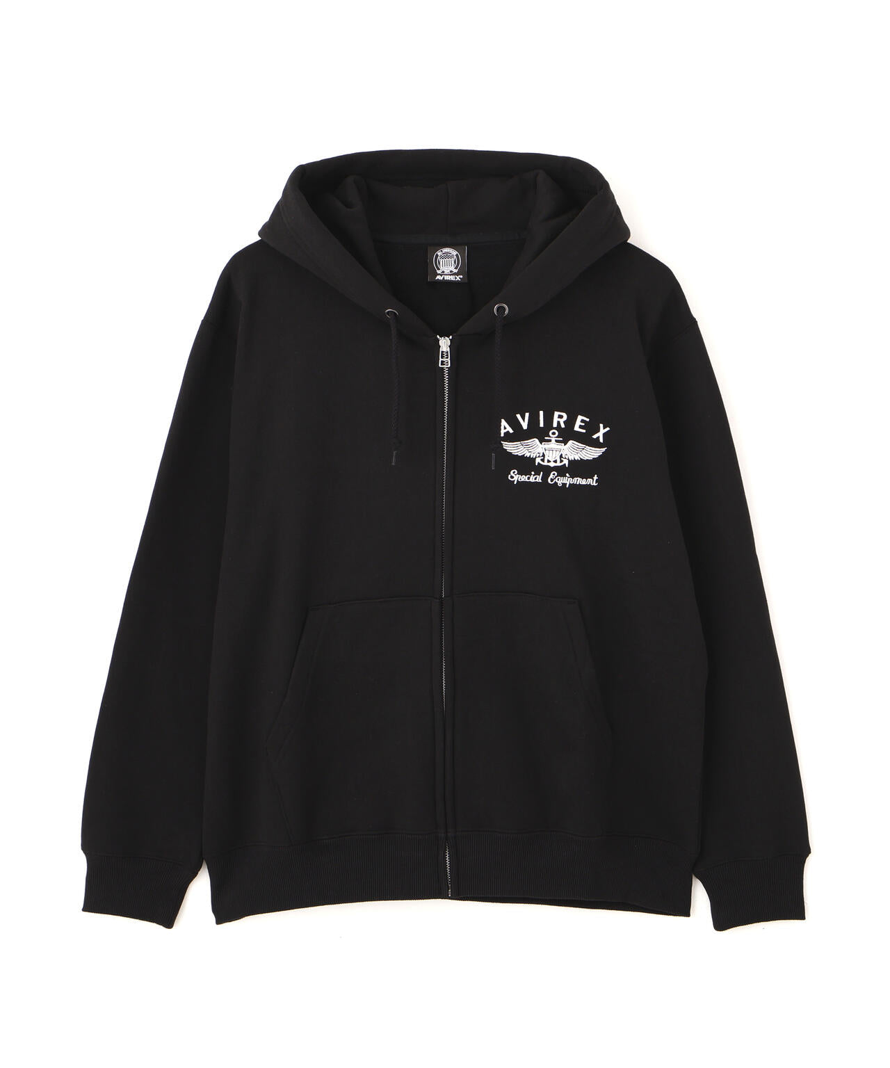 VARSITY LOGO SWEAT ZIP UP PARKA /バーシティ ロゴ スウェット ジップ