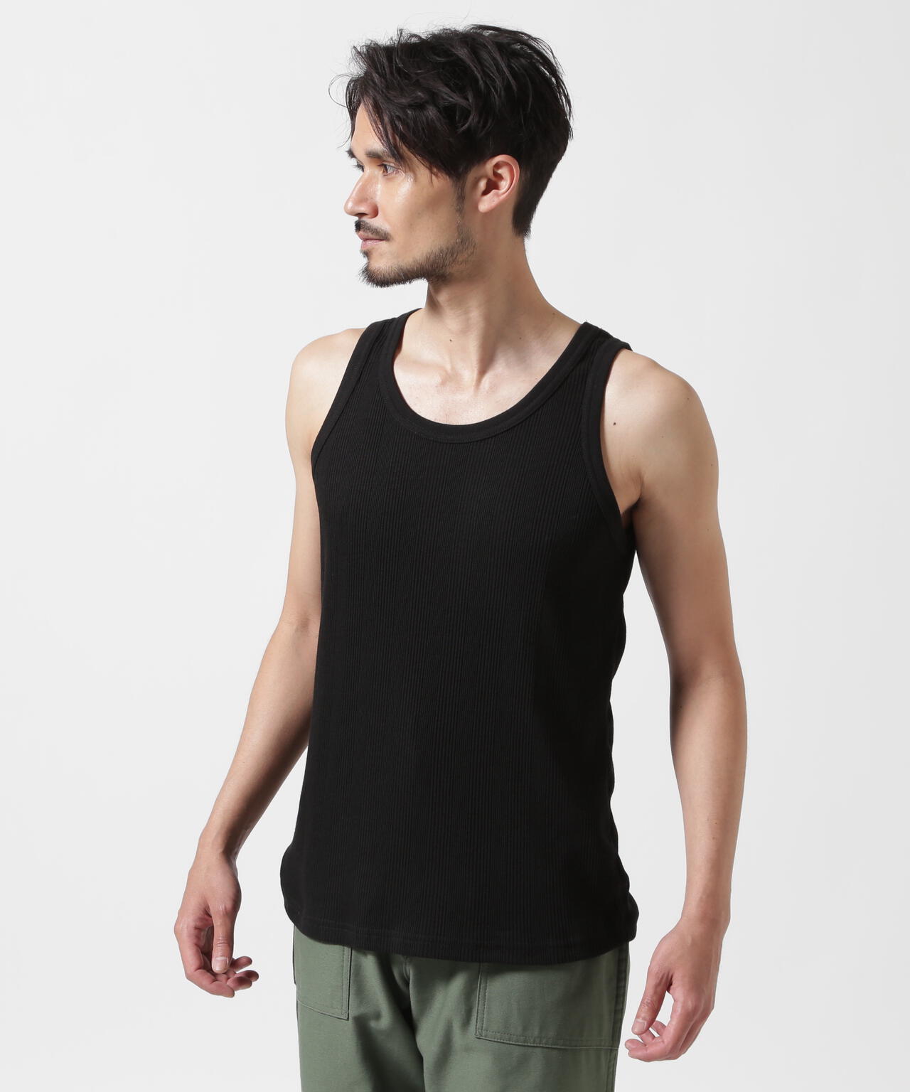 直営店限定》RANDOM RIB TANK TOP / ランダムリブ タンクトップ