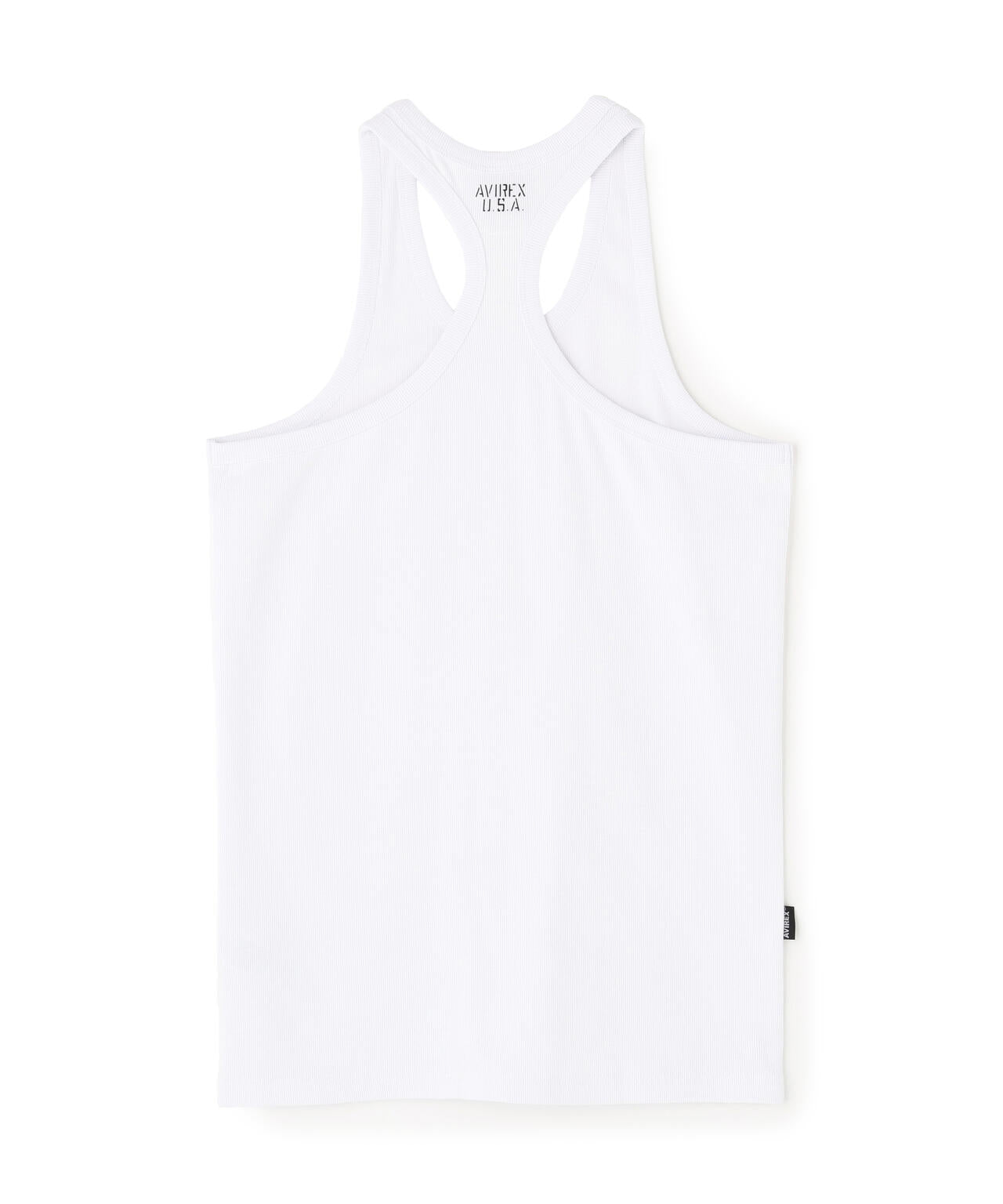 DAILY/デイリー》RIB TANK TOP BACK CROSS/リブ タンクトップ バック