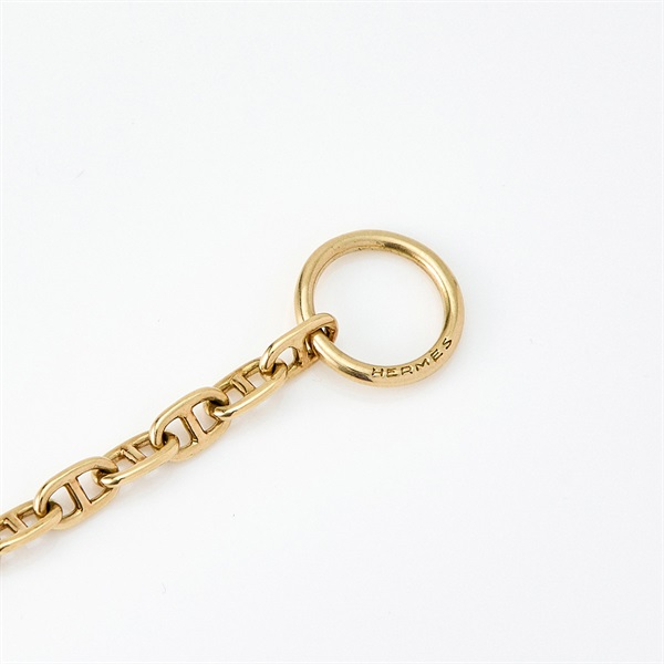 HERMES シェーヌダンクル ブレスレット TPM ゴールド 750YG