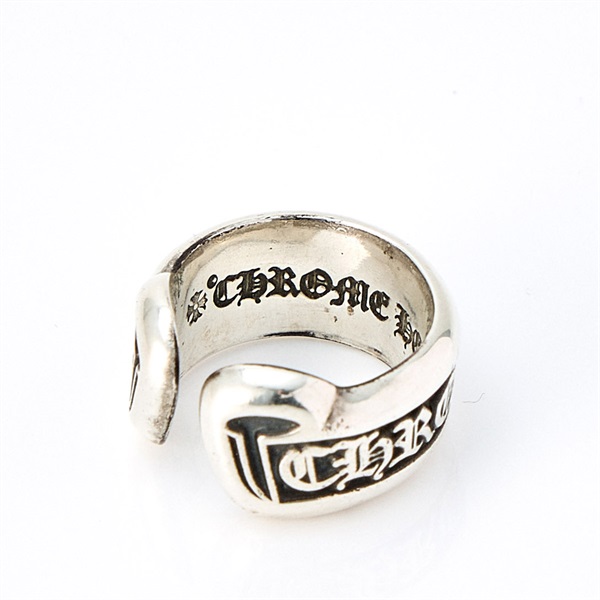 CHROME HEARTS スクロールラベル リング スモール シルバー 925